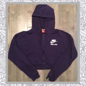 Nike Women Track & Field Crop-Top Hoodie
